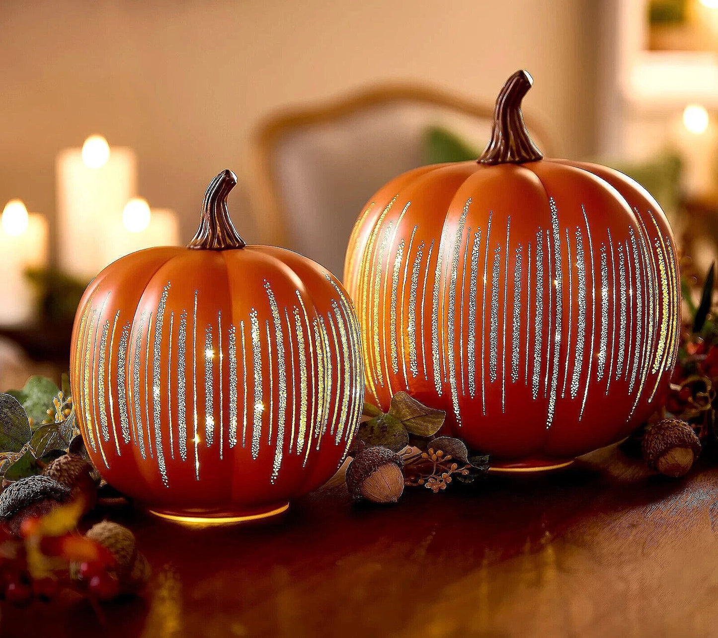🔥2025 HOT SALE - 🎃✨ Illuminated Starry Night Pumpkins by Valerie✨